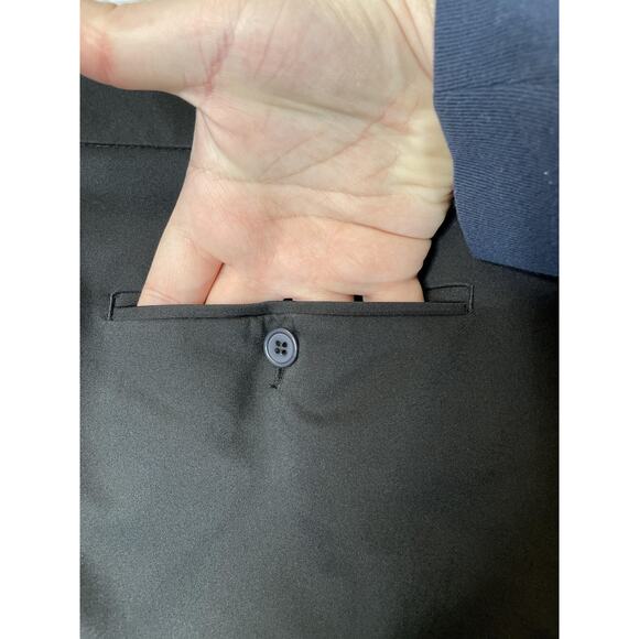 Harve Benard Pants Womens 14 Black Stretch Dress Trousers Straight Leg Office - Picture 8 of 12